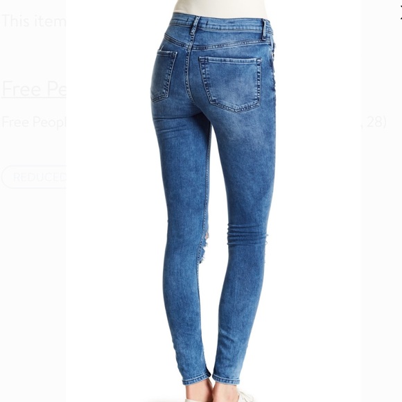 Free People Distressed Denim Jeans - Picture 7 of 7